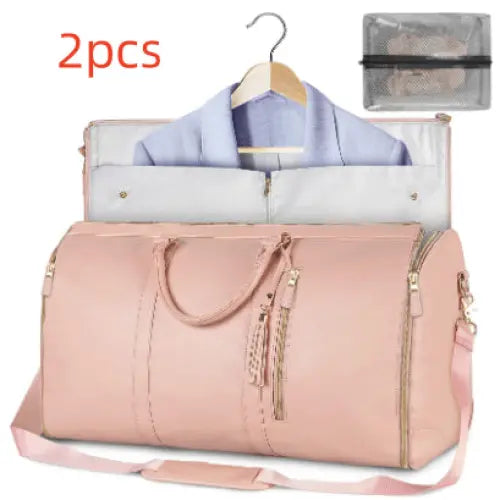 Large Capacity Travel Duffle Bag Folding Waterproof Style Suit Tote - Set1 - None