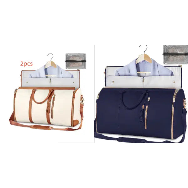 Large Capacity Travel Duffle Bag Folding Waterproof Style Suit Tote - Set30 - None