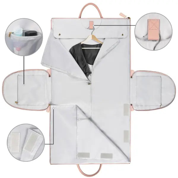 Large Capacity Travel Duffle Bag Folding Waterproof Style Suit Tote - None