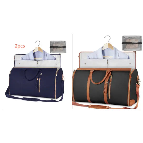 Large Capacity Travel Duffle Bag Folding Waterproof Style Suit Tote - Set25 - None