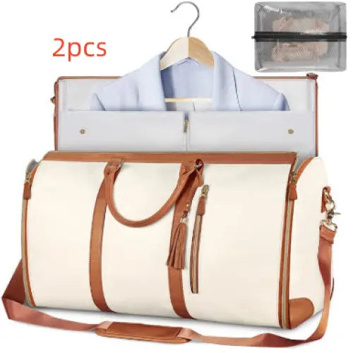Large Capacity Travel Duffle Bag Folding Waterproof Style Suit Tote - Set10 - None