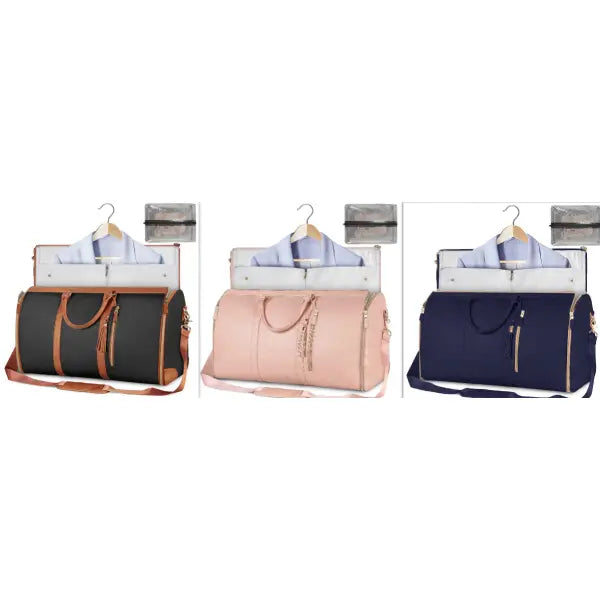 Large Capacity Travel Duffle Bag Folding Waterproof Style Suit Tote - Set16 - None