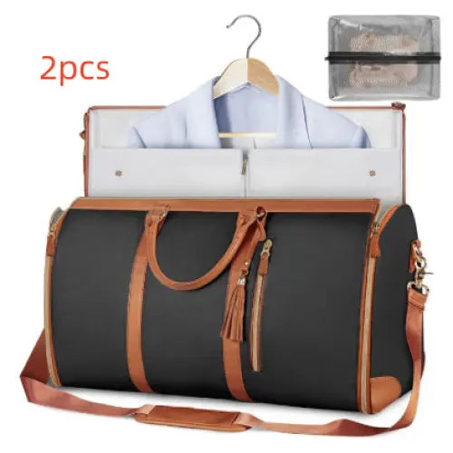 Large Capacity Travel Duffle Bag Folding Waterproof Style Suit Tote - Set5 - None