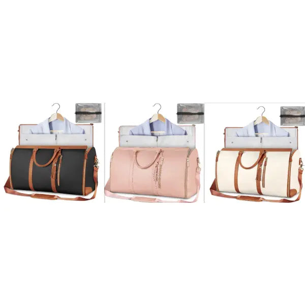 Large Capacity Travel Duffle Bag Folding Waterproof Style Suit Tote - Set17 - None