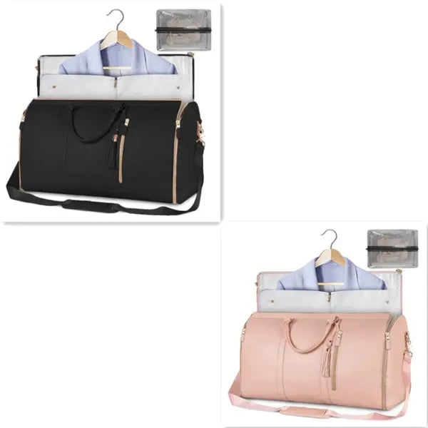 Large Capacity Travel Duffle Bag Folding Waterproof Style Suit Tote - Set33 - None