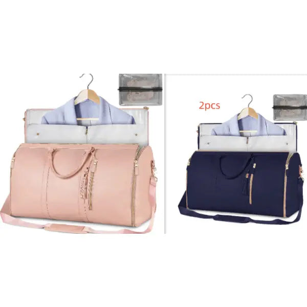 Large Capacity Travel Duffle Bag Folding Waterproof Style Suit Tote - Set18 - None
