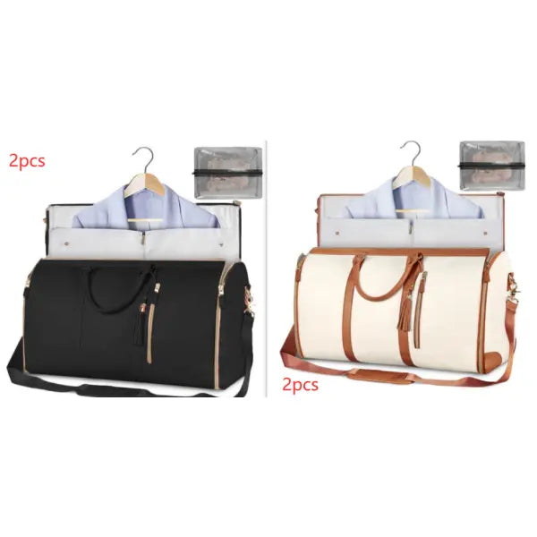 Large Capacity Travel Duffle Bag Folding Waterproof Style Suit Tote - Set32 - None