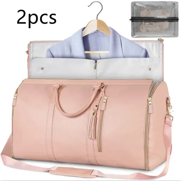 Large Capacity Travel Duffle Bag Folding Waterproof Style Suit Tote - Set41 - None