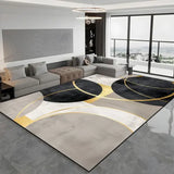 Large Modern Light Luxury Living Room Carpet - 200x300cm Thickened Rug for Bedroom & Lounge - JH020-Flannel-2