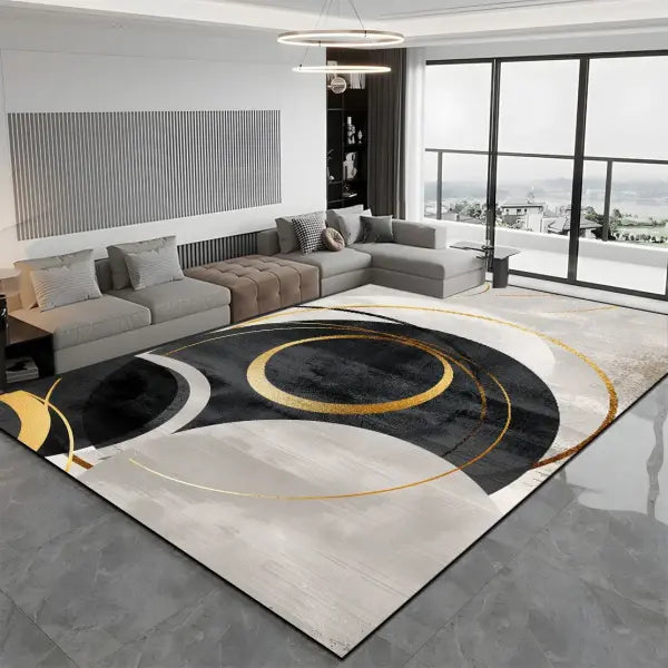 Large Modern Light Luxury Living Room Carpet - 200x300cm Thickened Rug for Bedroom & Lounge - JH020-Flannel-9