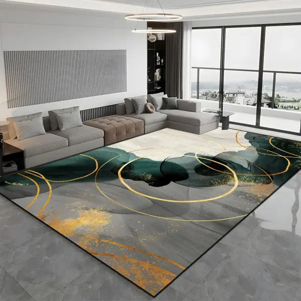 Large Modern Light Luxury Living Room Carpet - 200x300cm Thickened Rug for Bedroom & Lounge - JH020-Flannel-8