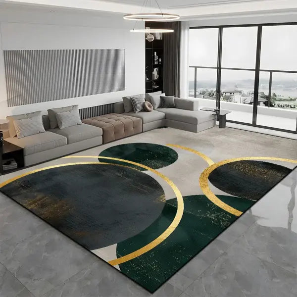 Large Modern Light Luxury Living Room Carpet - 200x300cm Thickened Rug for Bedroom & Lounge - JH020-Flannel-7