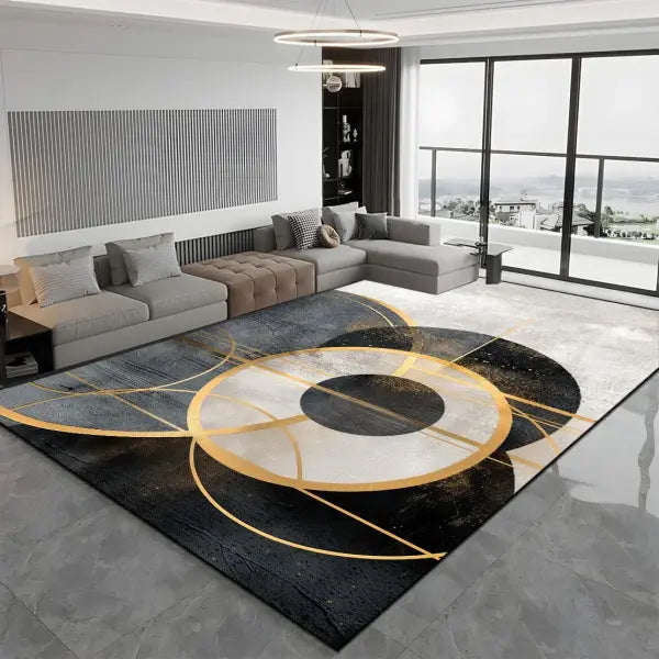 Large Modern Light Luxury Living Room Carpet - 200x300cm Thickened Rug for Bedroom & Lounge - JH020-Flannel-1 / 60x90cm