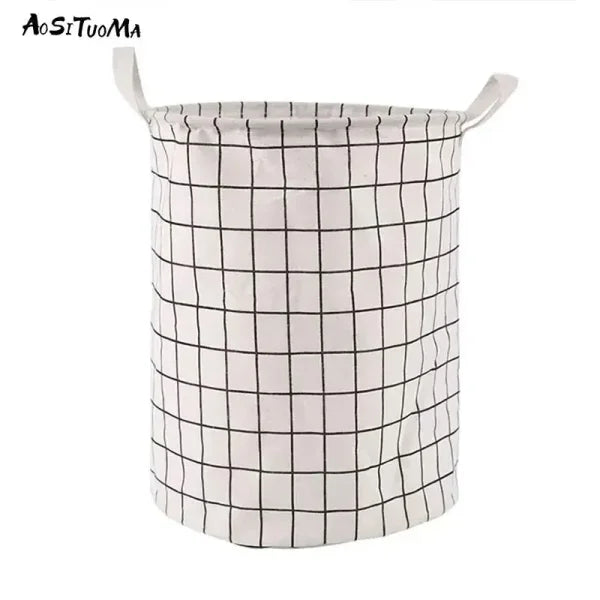 Large Foldable Waterproof Household Dirty Clothes Basket by AOSITUOMA - Himpall
