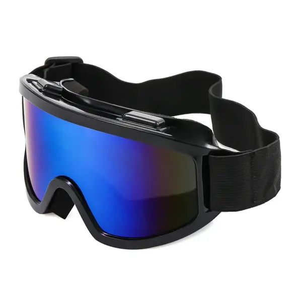 Wide View Large Frame Ski Goggles - Anti-Fog & Anti-Glare Snowboard Goggles for Men & Women - 10