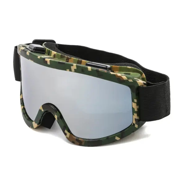 Wide View Large Frame Ski Goggles - Anti-Fog & Anti-Glare Snowboard Goggles for Men & Women - 5