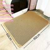 Large size Cat Litter Mat Eva Double Layer Waterproof Cat Litter Mat Pet Litter Box Mat Pet Toilet Cat Mat Cat Toilet