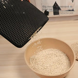Large size Cat Litter Mat Eva Double Layer Waterproof Cat Litter Mat Pet Litter Box Mat Pet Toilet Cat Mat Cat Toilet
