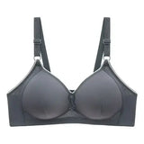 Plus Size Seamless Push-Up Bra - Wireless Comfort Bralette with Thin Unlined Cups
