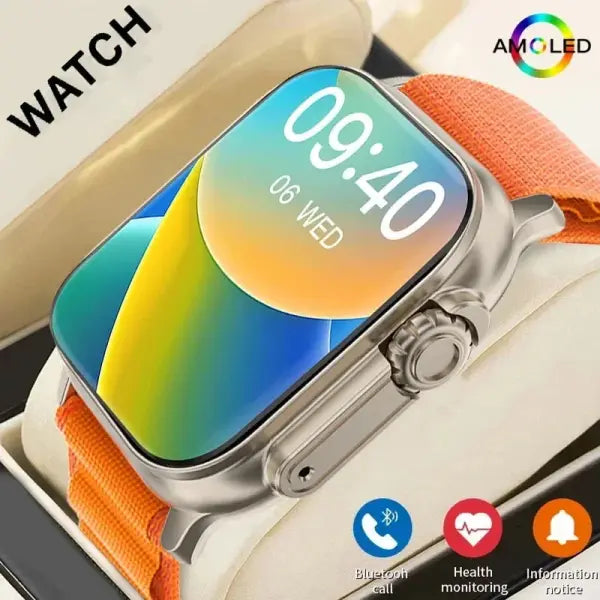 X10 Ultra Smartwatch Bluetooth Talk with Silica Gel Band