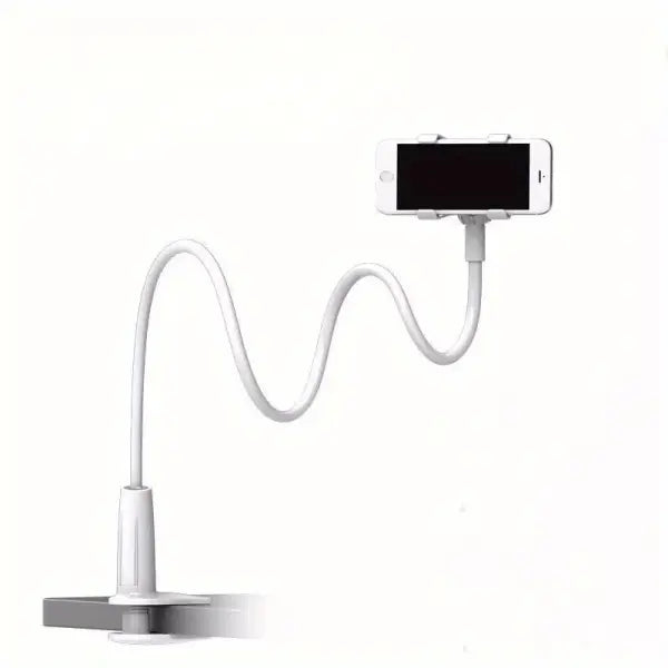 Lazy Bedside DesktopMobile Phone Clamp Bracket Flexible Long Arm Gooseneck Lazy Person Bracket With Handle Overhead