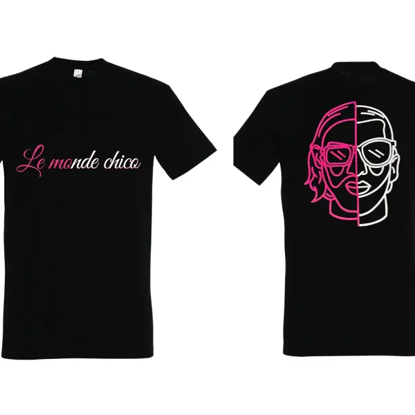 Le Monde Chico PNL T-Shirt – French Rap Album Graphic Tee Unisex Hip Hop Streetwear Short Sleeve - X254-3 black / XL