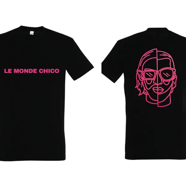 Le Monde Chico PNL T-Shirt – French Rap Album Graphic Tee Unisex Hip Hop Streetwear Short Sleeve - X254 black / M