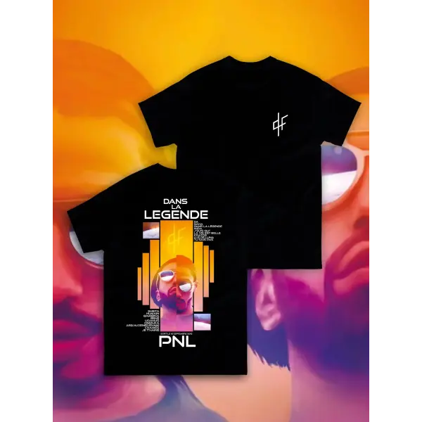 Le Monde Chico PNL T-Shirt – French Rap Album Graphic Tee Unisex Hip Hop Streetwear Short Sleeve - X254-2 black / M
