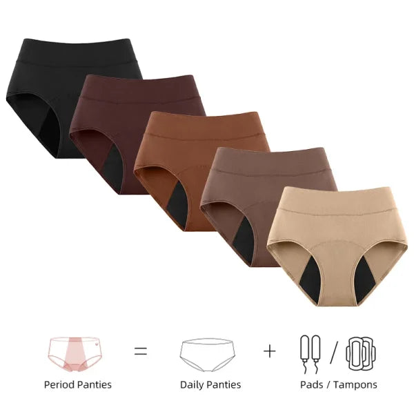 Leak-Proof Menstrual Panties – Cotton Period Underwear for Women