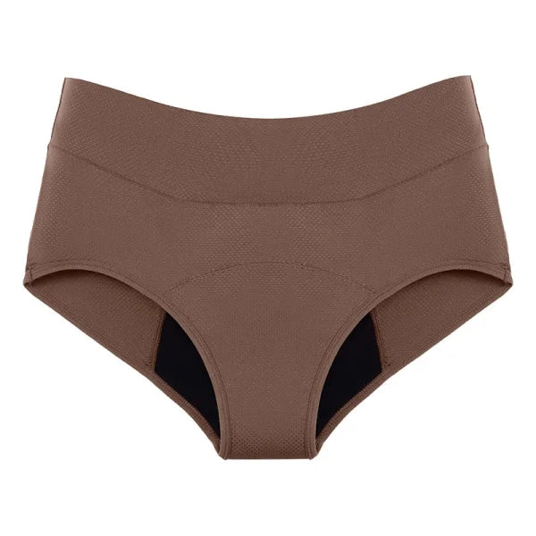 Leak-Proof Menstrual Panties – Cotton Period Underwear for Women - 1pcs wheat color / XS