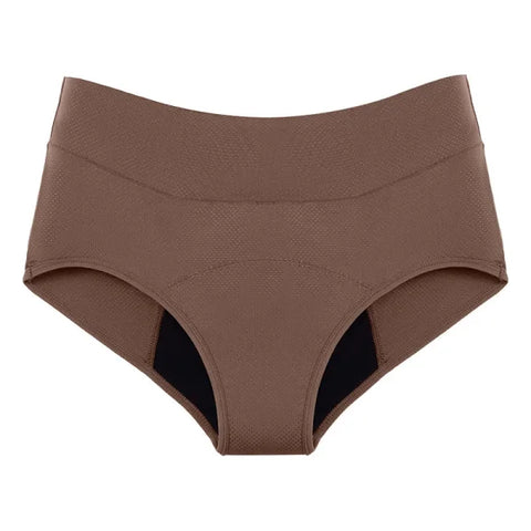 Leak-Proof Menstrual Panties – Cotton Period Underwear for Women - 1pcs wheat color / XS