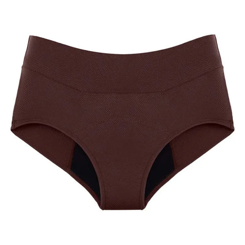 Leak-Proof Menstrual Panties – Cotton Period Underwear for Women - 1pcs lava red / M