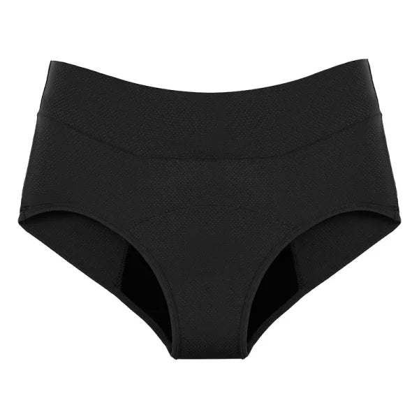 Leak-Proof Menstrual Panties – Cotton Period Underwear for Women - 1pcs black / XS