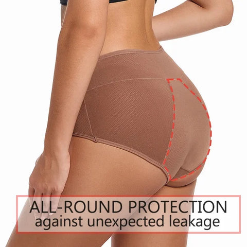 Leak-Proof Menstrual Panties – Cotton Period Underwear for Women