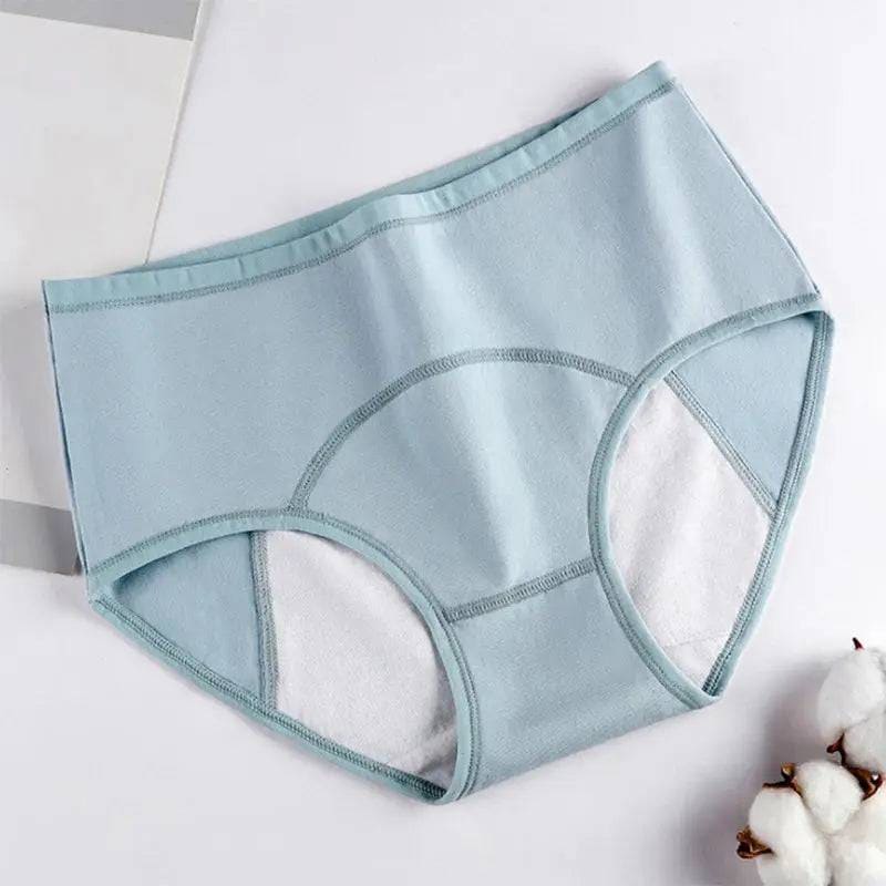 Leakproof Menstrual Underwear - Reliable Absorbent Period Panties - blue / 4XL 75-85kg / 1pc