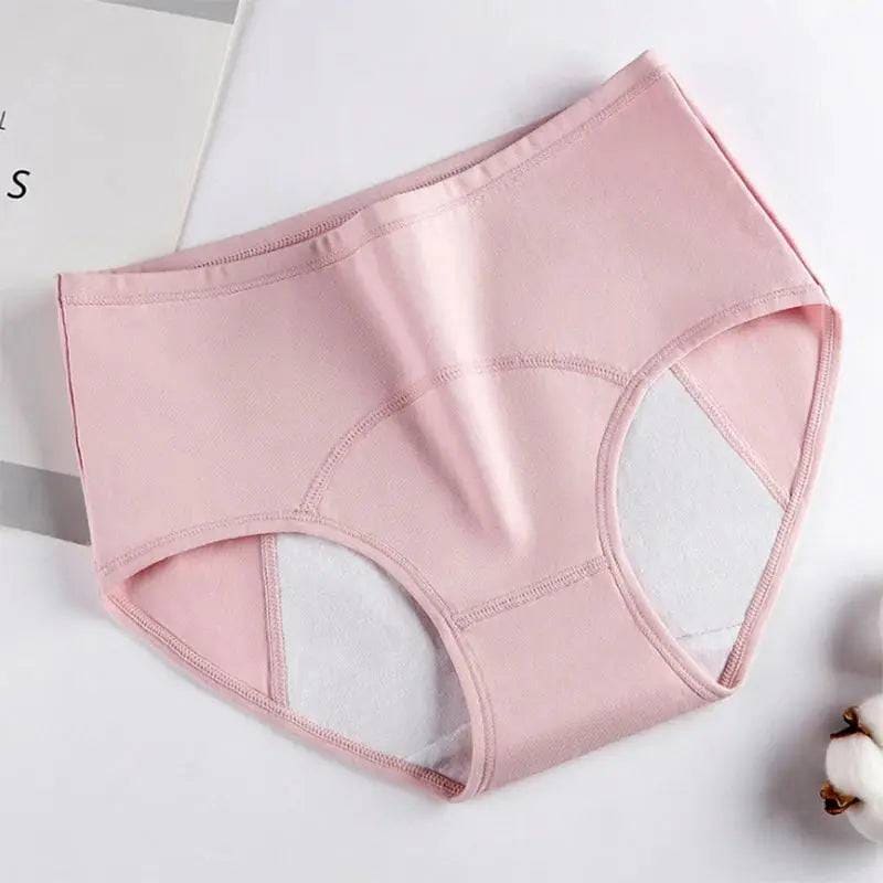 Leakproof Menstrual Underwear - Reliable Absorbent Period Panties - pink / 4XL 75-85kg / 1pc