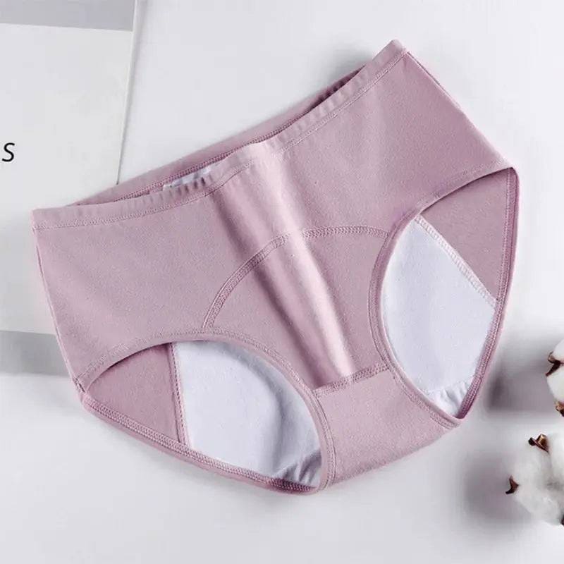 Leakproof Menstrual Underwear - Reliable Absorbent Period Panties - light bean paste / 4XL 75-85kg / 1pc