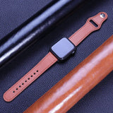 Apple Watch Ultra Leather Band 49mm Elegant Wrist Strap