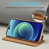 Leather Flip Wallet Phone Cover PU Storage Compartment