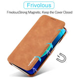 Leather Flip Wallet Phone Cover PU Storage Compartment
