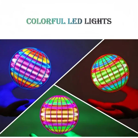 LED Flyorb Flying Spinner Ball – Boomerang Hover Drone Toy for Kids & Gifts - Himpall