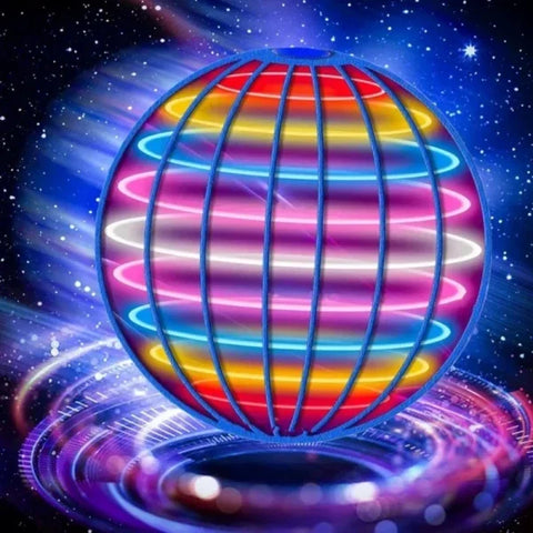 LED Flyorb Flying Spinner Ball – Boomerang Hover Drone Toy for Kids & Gifts - Himpall