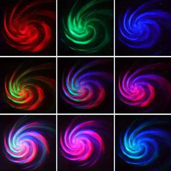LED Galaxy Projector Light Plastic Star Projector for Bedroom Decoration