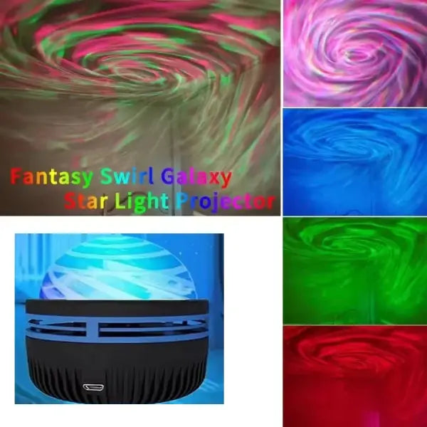 LED Galaxy Projector Light Plastic Star Projector for Bedroom Decoration