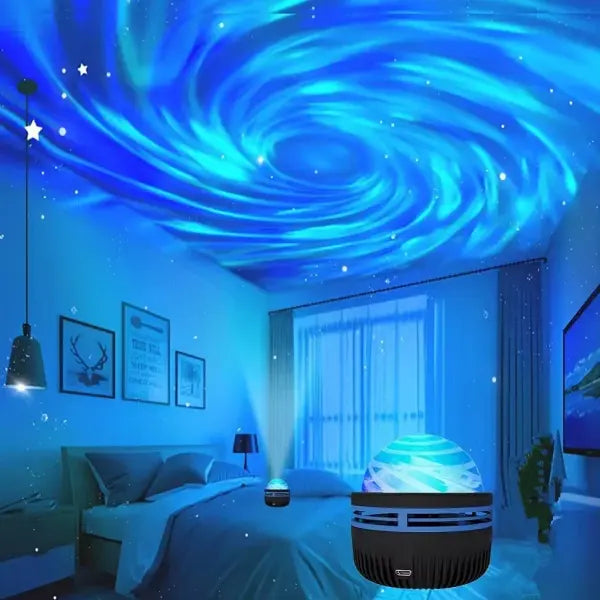 LED Galaxy Projector Light Plastic Star Projector for Bedroom Decoration