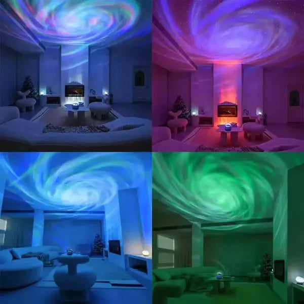 LED Galaxy Projector Light Plastic Star Projector for Bedroom Decoration