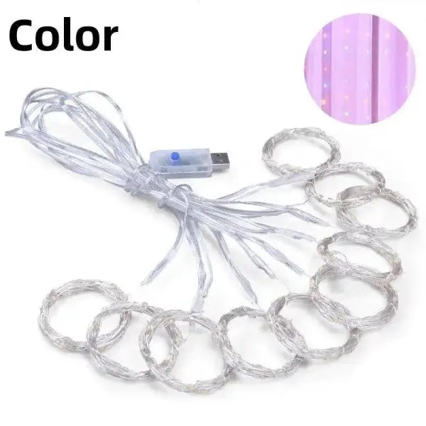 LED Light Ropes for Festive Holiday Cheer 3mx2m 200 LED Remote Control - Himpall