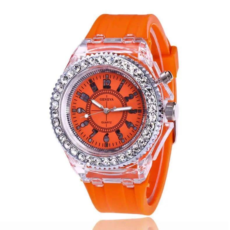 LED Luminous Watch - Orange