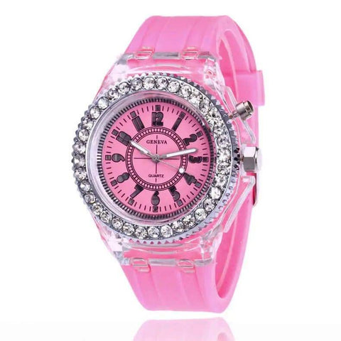 LED Luminous Watch - Pink