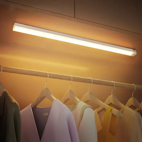 LED Motion Sensor Light Wireless LED Night Light Type C Rechargeable Light Cabinet Wardrobe Lamp Staircase Backlight